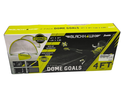 Vist Large View of Product Image Which is New Franklin BLACK HAWK 4'x 3' Soccer Goals - 2 pk 11731-S000144604
