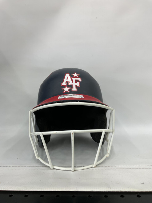 Vist Large View of Product Image Which is Used BoomBah HELMET W/MASK Batting Helmet w/Mask Black One Size