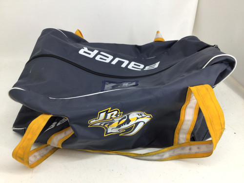 Vist Large View of Product Image Which is Used Bauer 32IN JR PREDS HOCKEY CARRY BAG Jr Hockey Carry Navy Blue