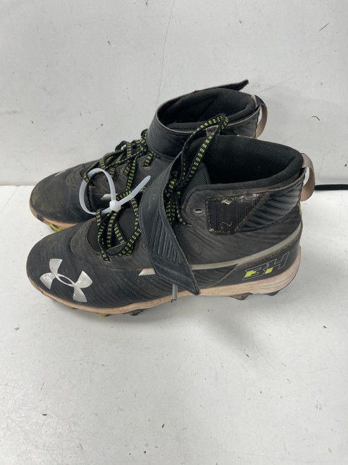 Vist Large View of Product Image Which is Used Under Armour HARPER HIGH BB/SB Cleats Black Junior 03.5 11891-S000305150
