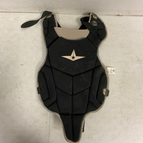 Vist Large View of Product Image Which is Used All-Star CPCC79LS SIZE 7-9YR Catchers Chest Protector Black Youth