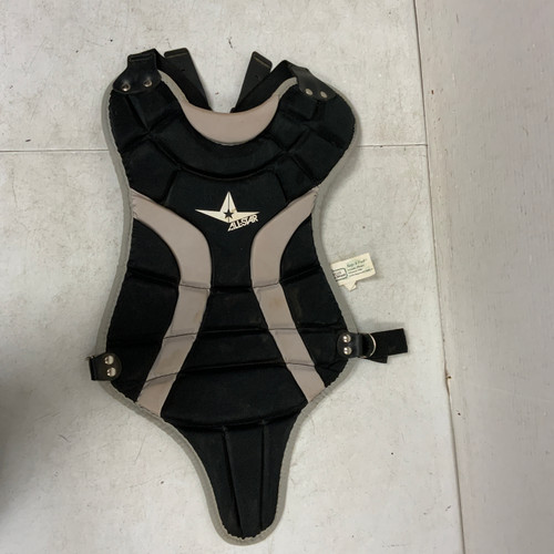 Vist Large View of Product Image Which is Used All-Star CP79LS Catchers Chest Protector Black Youth