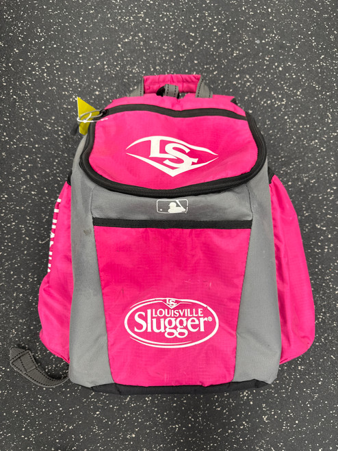 Vist Large View of Product Image Which is Used Louisville Slugger BACKPACK BB/SB Player Backpack Pink 10558-S000239673