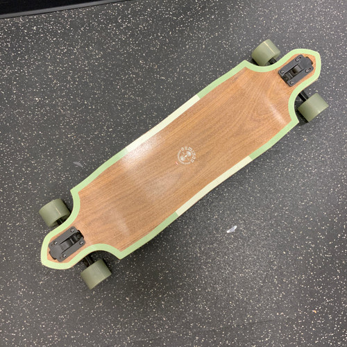 Vist Large View of Product Image Which is Used GLOBE GEMINON MICRO DROP Longboard Olive Green Long 11762-S000067089