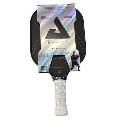 Vist Large View of Product Image Which is Used JOOLA ESSENTIALS PERFORMANCE SERIES Pickleball Racquet Black