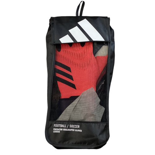 Vist Large View of Product Image Which is Used Adidas PREDATOR Soccer Goalie Gloves Red 8 11760-S000079642