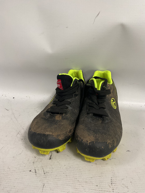 Vist Large View of Product Image Which is Used Rawlings CLEATS BB/SB Cleats Black Junior 06