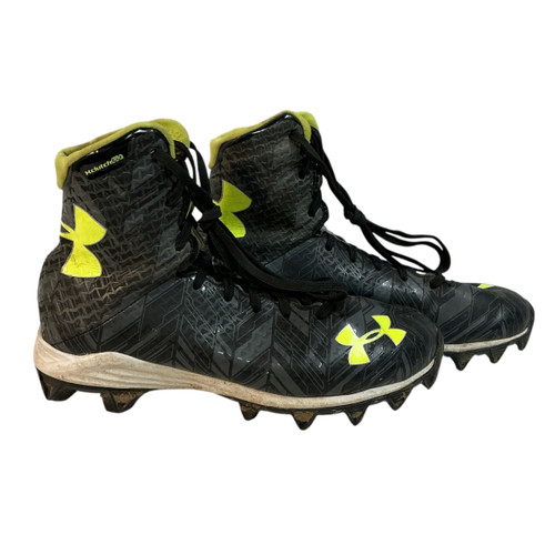 Vist Large View of Product Image Which is Used Under Armour LAX Cleats Boys Black Junior 05