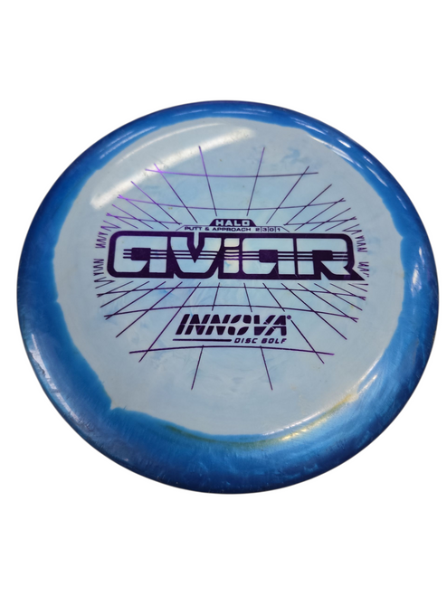 Vist Large View of Product Image Which is Used Innova AVIAR HALO STAR Disc Golf Putter Royal Blue 11617-S000329294
