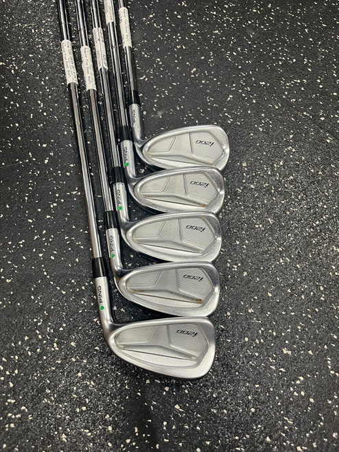 Vist Large View of Product Image Which is Used Ping I200 GREEN DOT Mens Iron Set RH 6I-PW 11849-S000030184