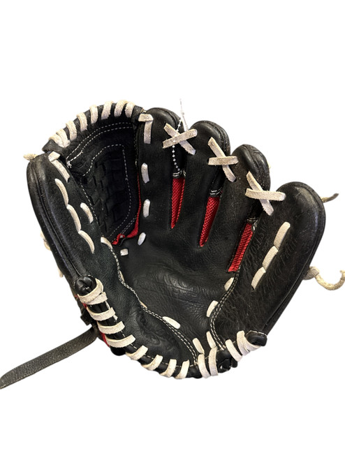 Vist Large View of Product Image Which is Used Rawlings PRO BB/SB Glove RH Throw Black 11"