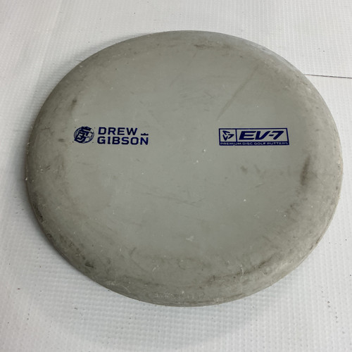 Vist Large View of Product Image Which is Used EV-7 DREW GIBSON PUTTER Disc Golf Putter Grey