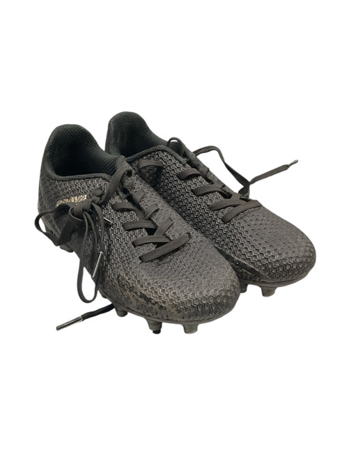 Vist Large View of Product Image Which is Used Brava EXEMPT 2.0 Soccer Cleats Black Junior 01