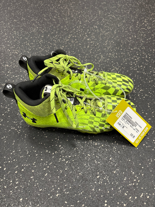 Vist Large View of Product Image Which is Used Under Armour Spotlight Select Jr FB Cleats Kelly green Junior 06 10558-S000239694