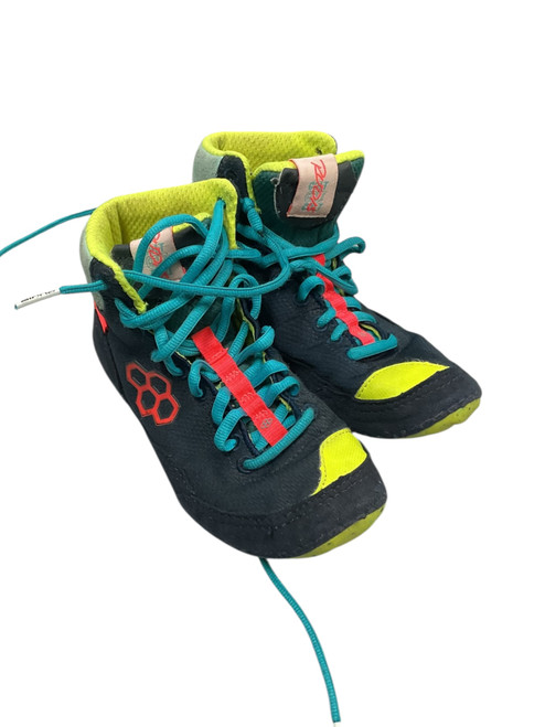 Vist Large View of Product Image Which is Used RUDIS COLT Wrestling Shoes Navy Blue Junior 02