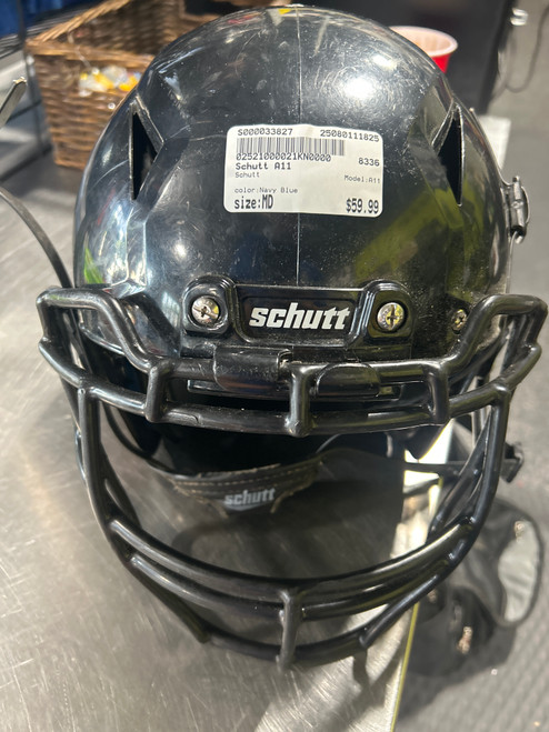 Vist Large View of Product Image Which is Used Schutt A11 FB Helmet Navy Blue MD 11825-S000033827