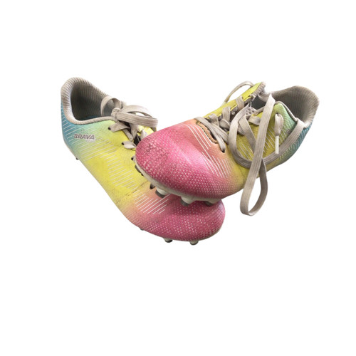 Vist Large View of Product Image Which is Used Brava Soccer Cleats Yellow Junior 02