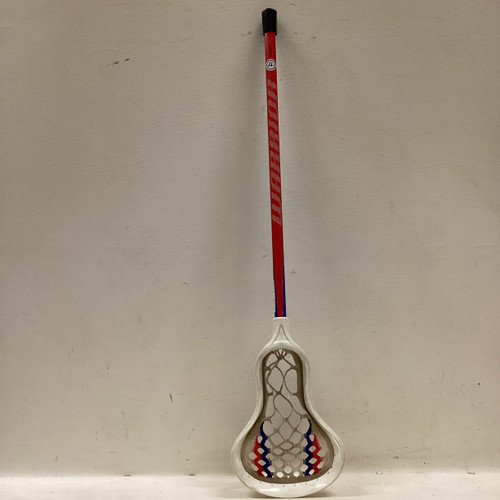Vist Large View of Product Image Which is Used Warrior EVO Jr Atk/Mid Complete Stick White/Red/Navy 11725-S000489716