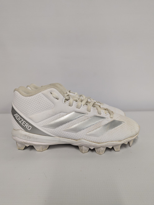 Vist Large View of Product Image Which is Used Adidas Adult FB Cleats White Senior 5