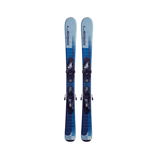 Vist Large View of Product Image Which is New Elan Maxx Blue 2026 Junior Skis with Junior Shift Bindings- 70cm