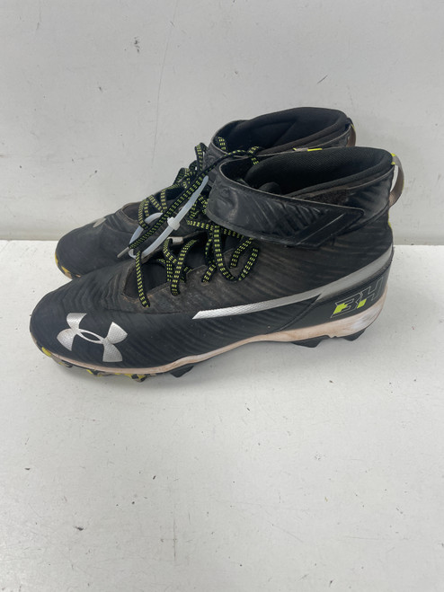 Vist Large View of Product Image Which is Used Under Armour BH HIGH BB/SB Cleats Black Senior 7.5 11891-S000305180