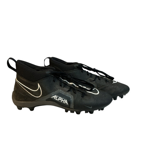 Vist Large View of Product Image Which is Used Nike SZ 9 NIKE ALPHA BASEBALL BB/SB Cleats Black Senior 9