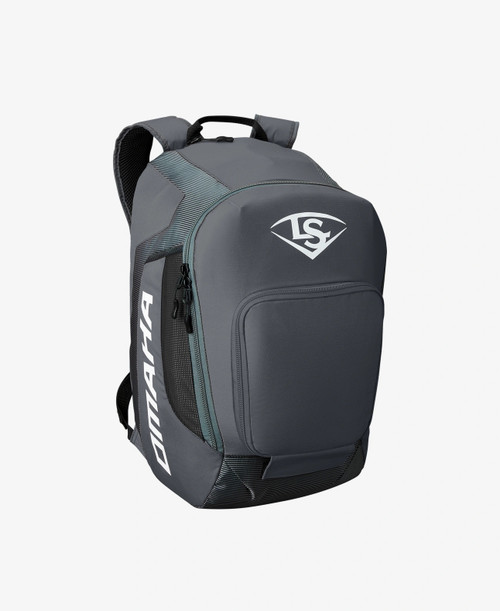 Vist Large View of Product Image Which is New Louisville Slugger OMAHA STICK BB/SB Player Backpack Charcoal
