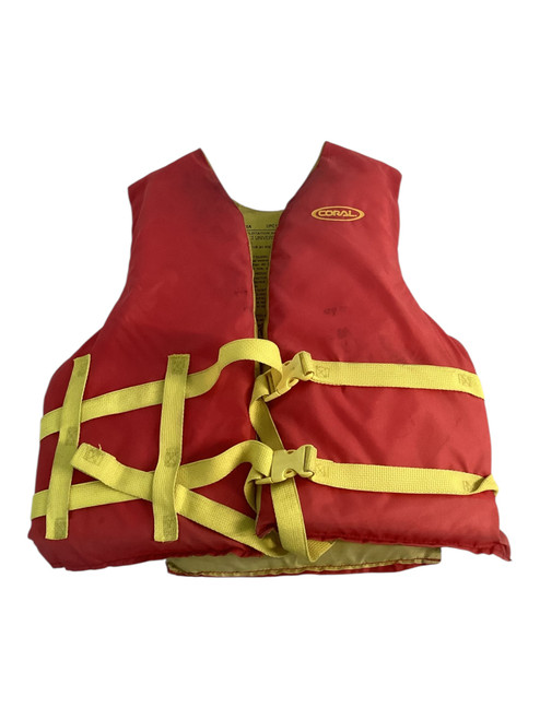 Vist Large View of Product Image Which is Used Adult PFD Red LG 11709-S000070582