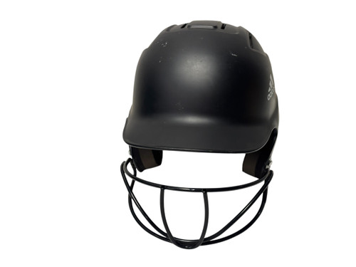 Vist Large View of Product Image Which is Used Adidas Incite 6 3/8 - 7 5/8 Softball Batting Helmet w/Mask Black