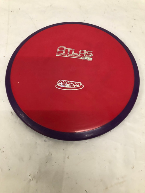 Vist Large View of Product Image Which is Used Innova ATLAS Disc Golf Mid Range Red 169g 11668-S000111343