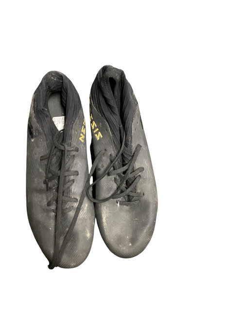 Vist Large View of Product Image Which is Used Adidas Soccer Cleats Black Senior 10 11479-S000400355