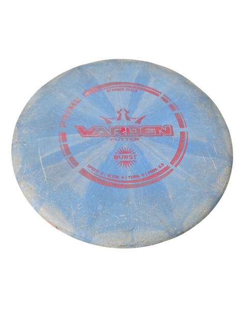 Vist Large View of Product Image Which is Used Dynamic Discs WARDEN Disc Golf Putter Royal Blue 11617-S000329353