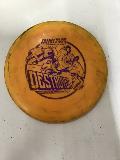 Vist Large View of Product Image Which is Used Innova STAR DESTROYER Disc Golf Driver Orange 176g 10242-S000272350