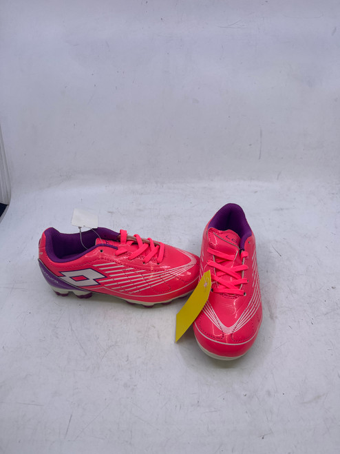 Vist Large View of Product Image Which is Used Lotto Soccer Cleats Pink Youth 12.0 10589-S000416806