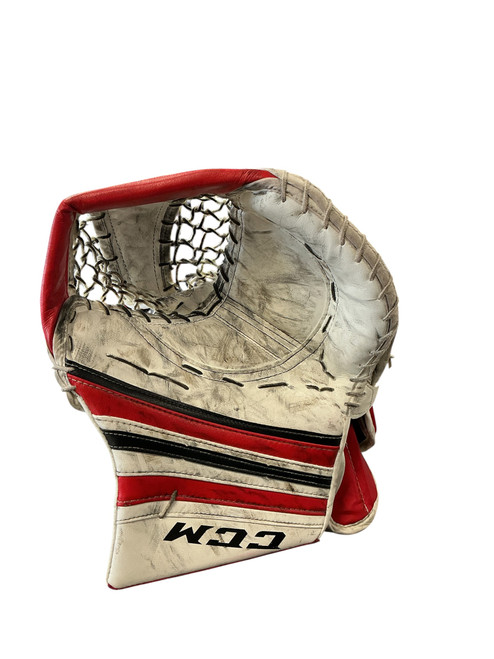 Vist Large View of Product Image Which is Used CCM PREMIER BY LEFEVRE Senior Goalie Catcher Red