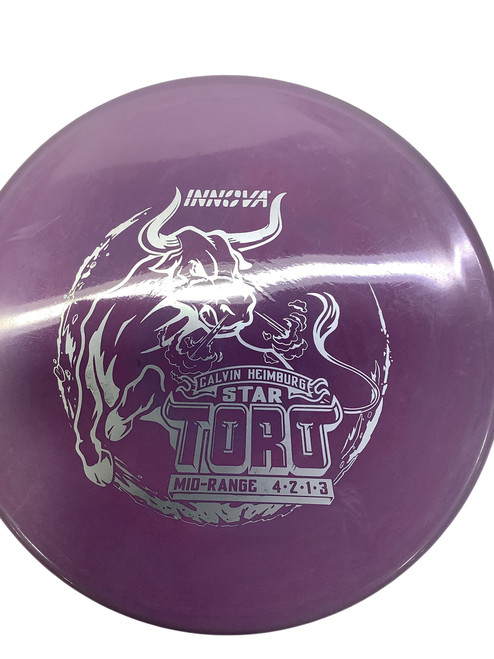 Vist Large View of Product Image Which is Used Innova STAR TORO Disc Golf Putter Purple 11347-S000252239