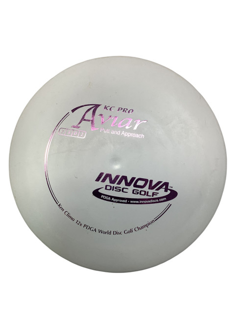 Vist Large View of Product Image Which is Used Innova KC PRO AVIAR Disc Golf Putter White 11347-S000252241