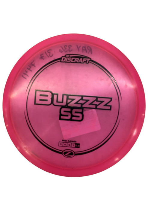 Vist Large View of Product Image Which is Used Discraft Z BUZZZ SS Disc Golf Mid Range Pink 11347-S000252288