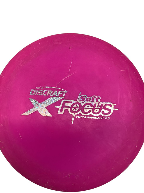 Vist Large View of Product Image Which is Used Discraft SOFT FOCUS Disc Golf Putter Pink 11347-S000252294