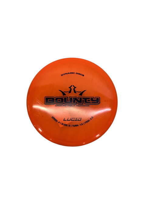 Vist Large View of Product Image Which is Used Dynamic Discs LUCID BOUNTY Disc Golf Mid Range Orange 11347-S000252300