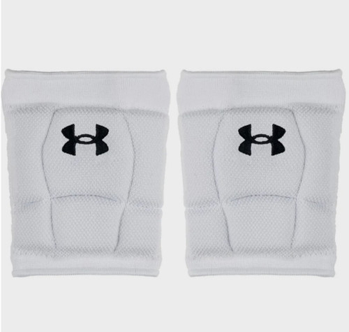 Vist Large View of Product Image Which is New UA ADULT WHITE KNEE PADS