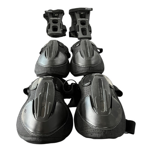 Vist Large View of Product Image Which is Used Rollerblade Skateboard Elbow Pads Black LG 11820-S000044332