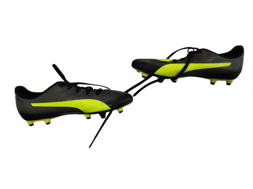 Vist Large View of Product Image Which is Used Puma Soccer Cleats Black Junior 04.5