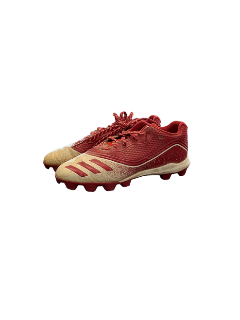 Vist Large View of Product Image Which is Used ADIDAS BASEBALL CLEAT BB/SB Cleats Red Junior 04.5