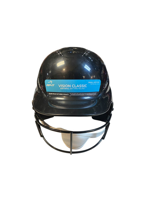 Vist Large View of Product Image Which is Used RIP-IT BASEBALL HELMET Batting Helmet No Mask Black One Size
