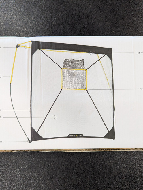 Used SKLZ QUICKSTER SPORTS NET 7X7 BB/SB Pop-up Net 11907-S000012057 Vist Large View of Product Image Which is Used SKLZ QUICKSTER SPORTS NET 7X7 BB/SB Pop-up Net