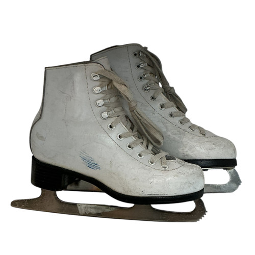 Vist Large View of Product Image Which is Used Glacier GLACIER 410 Girls Figure Skate White Junior 02
