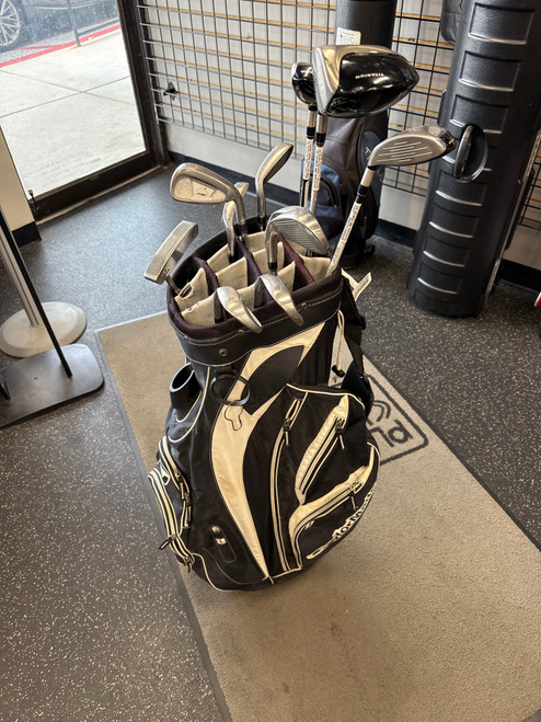 Vist Large View of Product Image Which is Used Taylormade MRH STARTER SET Mens Package Set RH Black 12 Piece 11726-S000284647