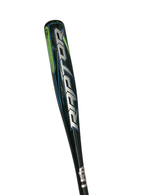 Vist Large View of Product Image Which is Used Rawlings RAPTOR BB/SB USA 2 1/4 Bat 27" 11347-S000252337