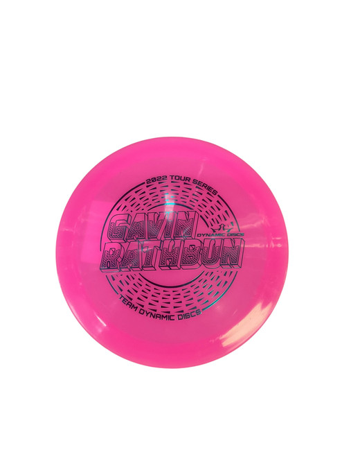 Vist Large View of Product Image Which is Used Dynamic Discs GAVIN RATHBURN 2022 TS FELON Disc Golf Driver Pink 174g